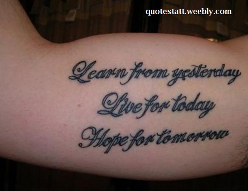 Quotes for Bicep Tattoo - Quotestatt